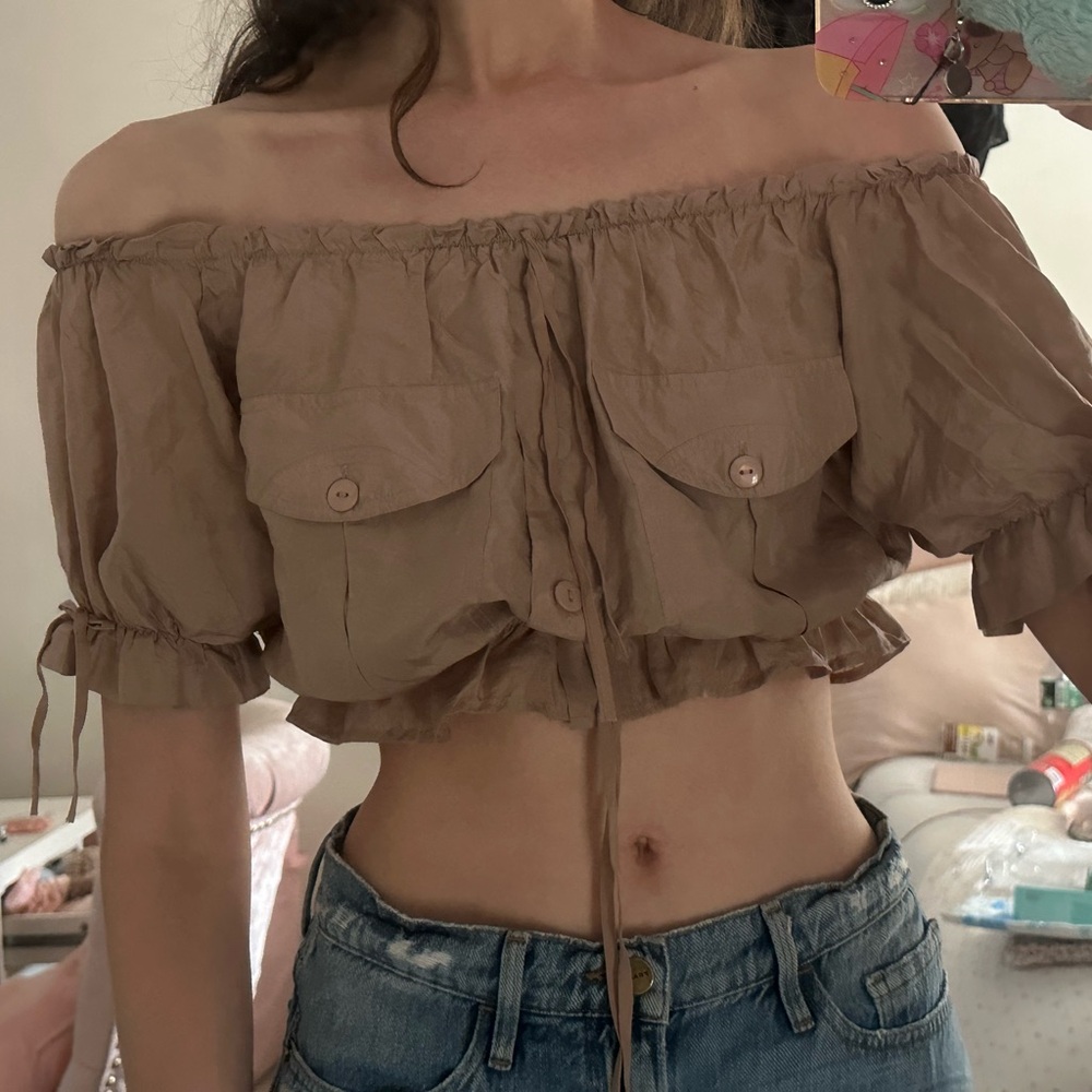 Reformation Vintage off the shoulder top